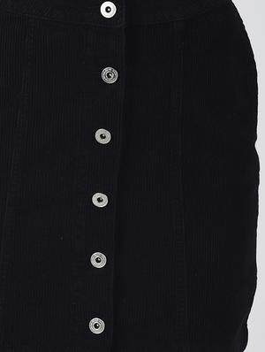 high rise button up skirt - 16619160 - Standard Image - 5