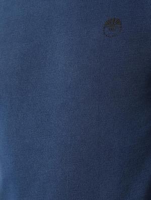 navy blue solid sweatshirt - 16620143 - Standard Image - 5