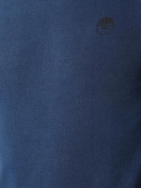 navy blue solid sweatshirt - 16620143 - Zoom Image - 5
