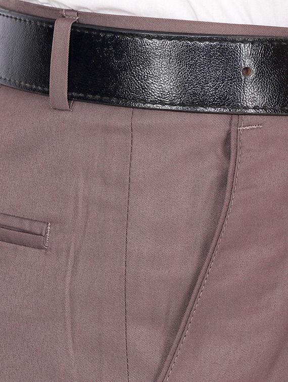 black and brown combo flat front formal trousers - 16620321 - Zoom Image - 5