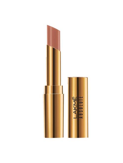 lakme absolute argan oil lip color, buttery caramel - 16620646 - Standard Image - 1