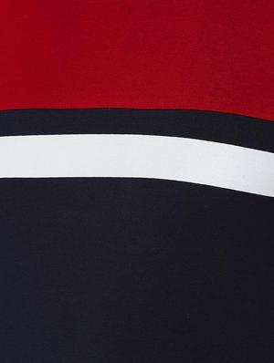 navy blue color block t-shirt - 16620745 - Standard Image - 5