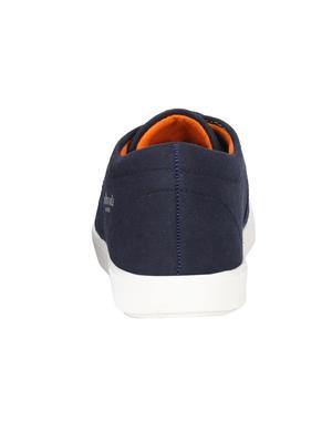 blue canvas lace up sneakers - 16622414 - Standard Image - 2