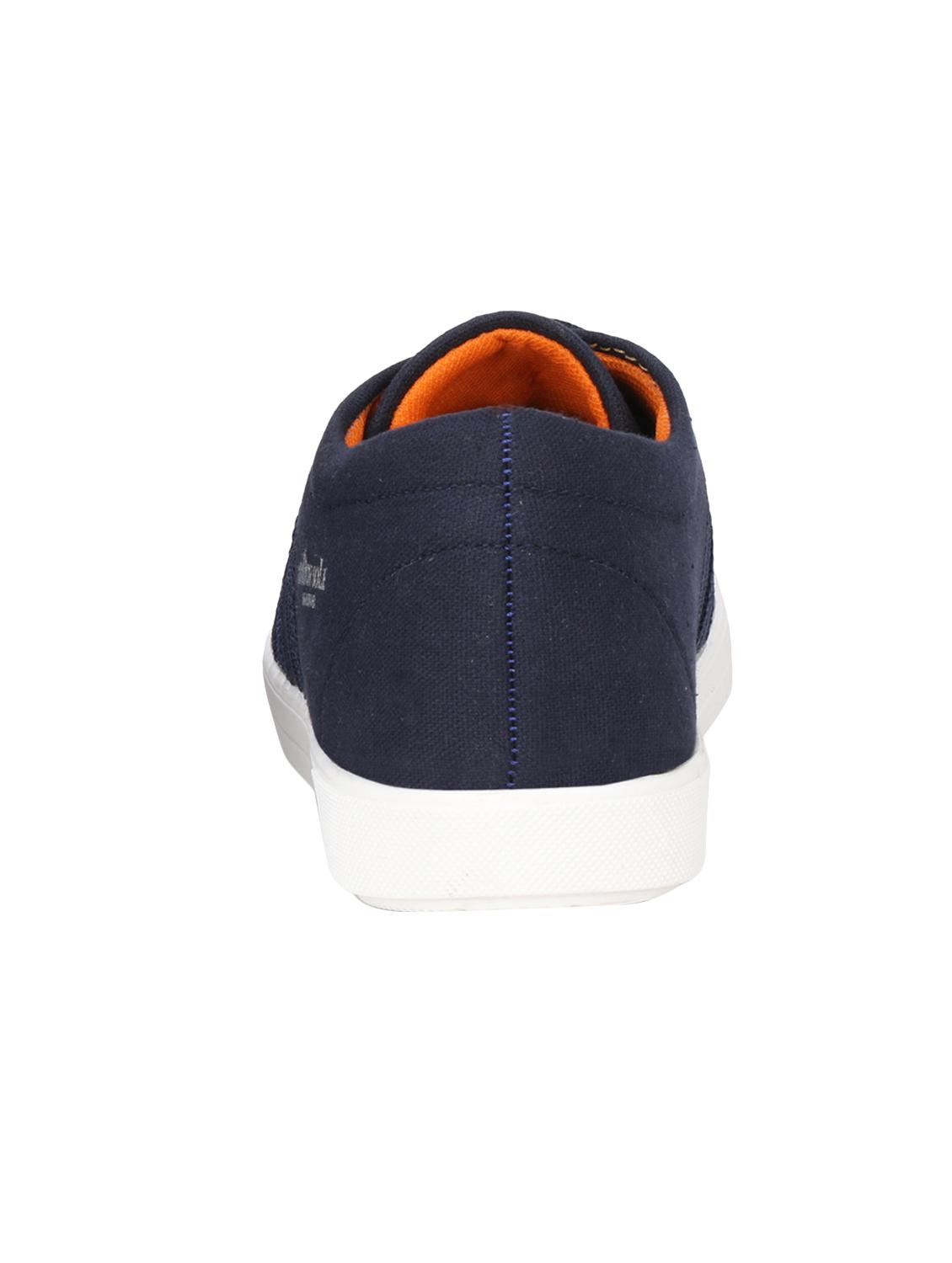blue canvas lace up sneakers - 16622414 - Zoom Image - 2