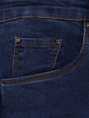 high rise stone washed jeans - 16622893 - Standard Image - 5