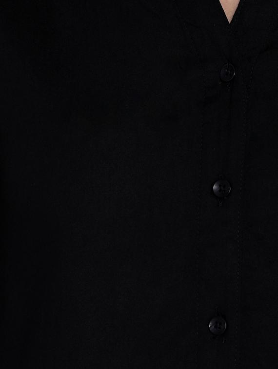 roll up sleeved solid shirt - 16622903 - Zoom Image - 5