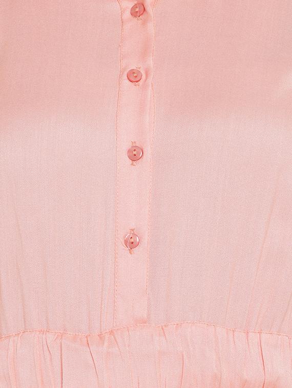 gathered detail shirt dress - 16624126 - Zoom Image - 5