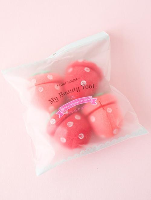 my beauty tool strawberry sponge hair curlers - 16625581 - Standard Image - 1