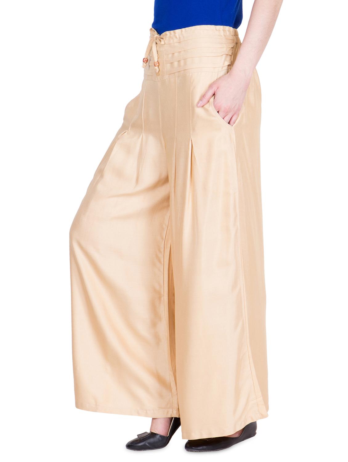 high rise pleated palazzo - 16629932 - Zoom Image - 2
