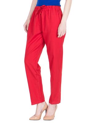 drawstring waist straight palazzo - 16629942 - Standard Image - 2