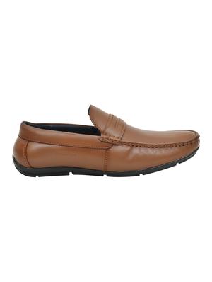 tan leather slip on loafers - 16630218 - Standard Image - 2