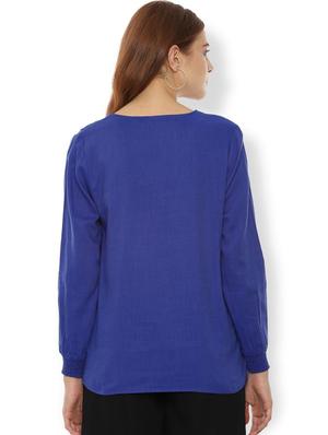 long sleeved solid top - 16630246 - Standard Image - 2