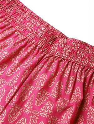 embroidered kurta palazzo set - 16630347 - Standard Image - 5