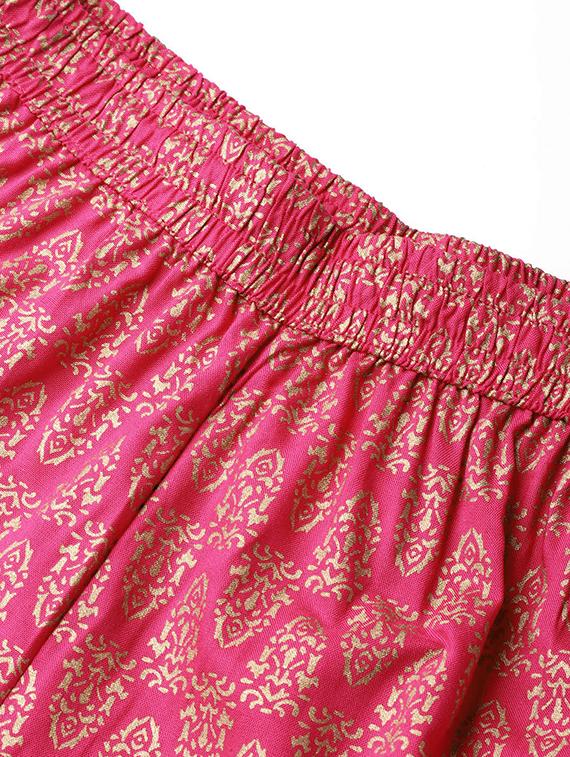 embroidered kurta palazzo set - 16630347 - Zoom Image - 5