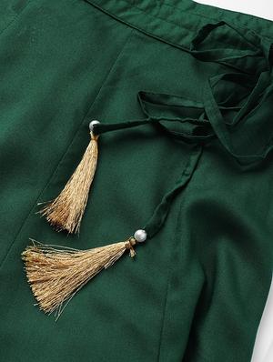 solid kurta skirt set - 16630366 - Standard Image - 5