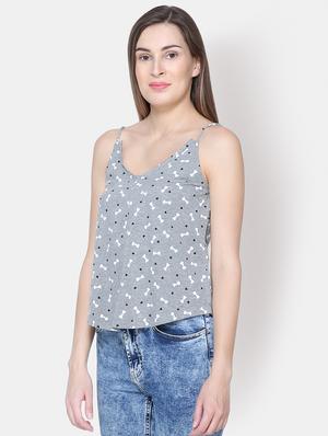 cami neck quirky print top - 16630377 - Standard Image - 2