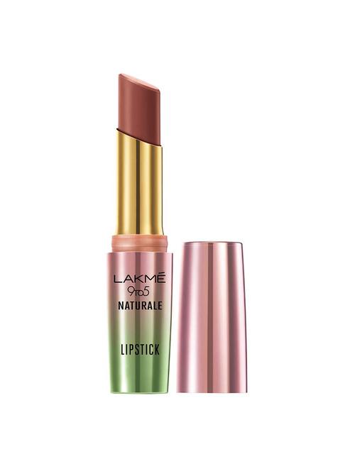 lakme 9to5 naturale matte lipstick, honey love nb18, 3.6 g - 16630892 - Very Small Image - 1