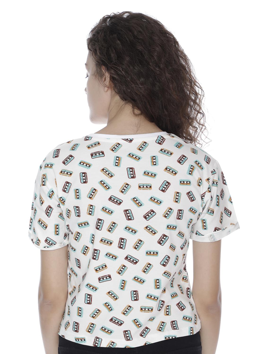 crew neck quirky print tee - 16631753 - Zoom Image - 2