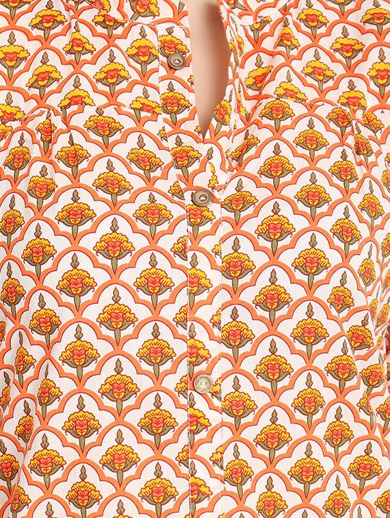 flora a-line kurti - 16631778 - Zoom Image - 5