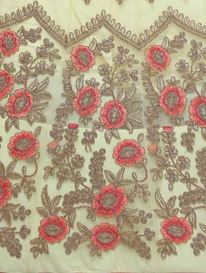 embroidered a-line lehenga - 16632191 - Standard Image - 5