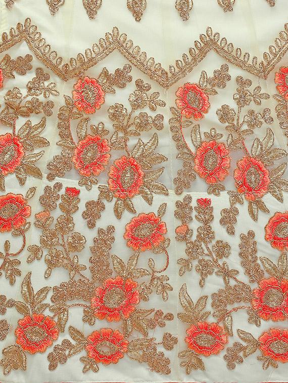 embroidered a-line lehenga - 16632192 - Zoom Image - 5