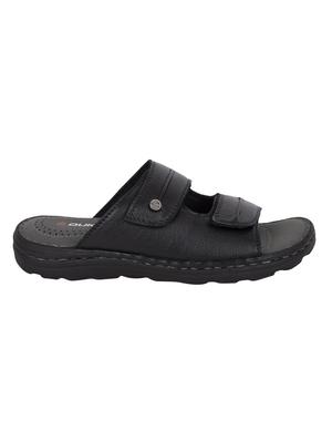 black slip on sandals - 16632431 - Standard Image - 2