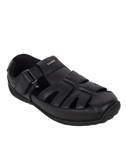 black slip on sandals - 16632434 - Standard Image - 1
