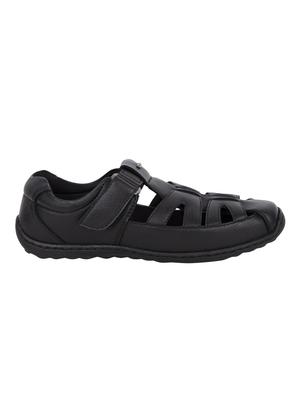 black slip on sandals - 16632434 - Standard Image - 2