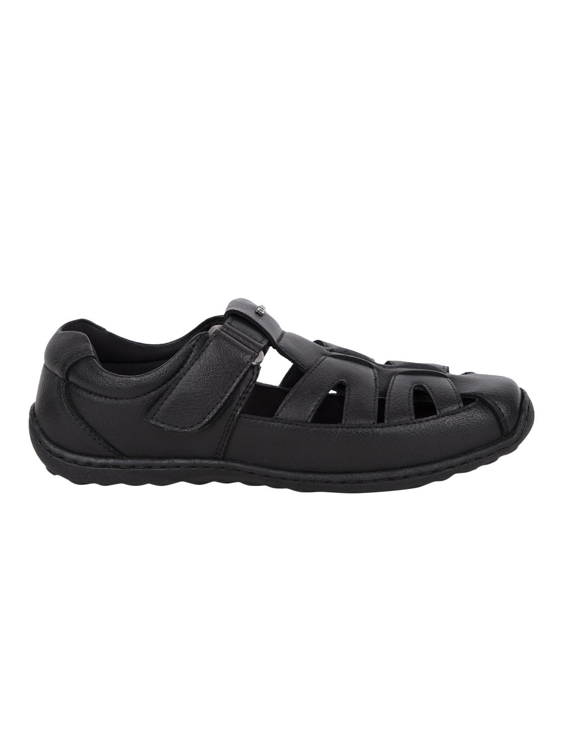 black slip on sandals - 16632434 - Zoom Image - 2