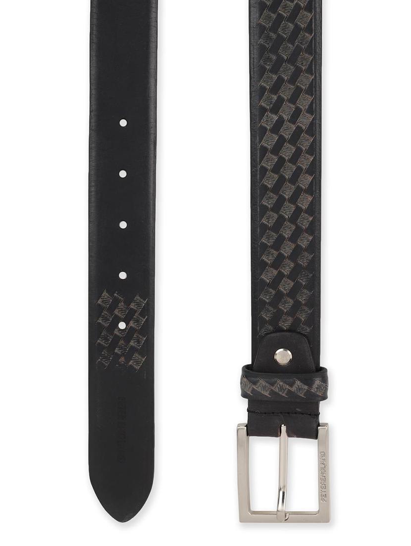 black leather belt - 16632562 - Zoom Image - 2