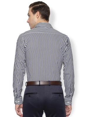 blue striped formal shirt - 16632659 - Standard Image - 2