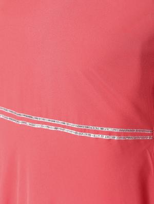 solid gota work flared kurta - 16632742 - Standard Image - 5