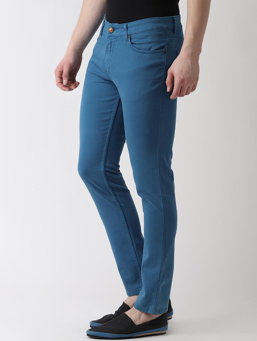 blue solid plain jeans - 16633203 - Zoom Image - 2