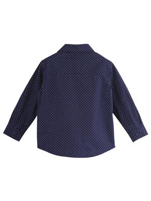 navy blue cotton shirt - 16633724 - Standard Image - 2