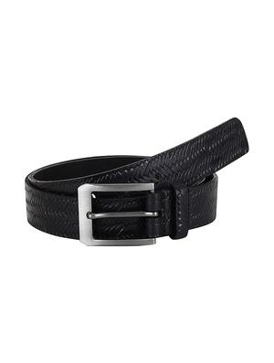 black leather belt - 16633763 - Standard Image - 2