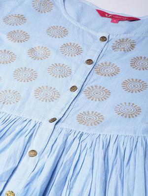 tie & die a-line kurta - 16634155 - Standard Image - 5