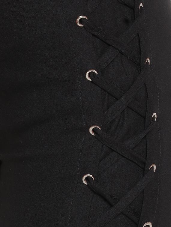 high rise lace up jeggings - 16634696 - Zoom Image - 5