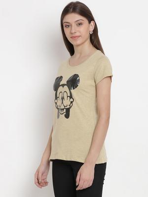 round neck quirky text tee - 16634704 - Standard Image - 2