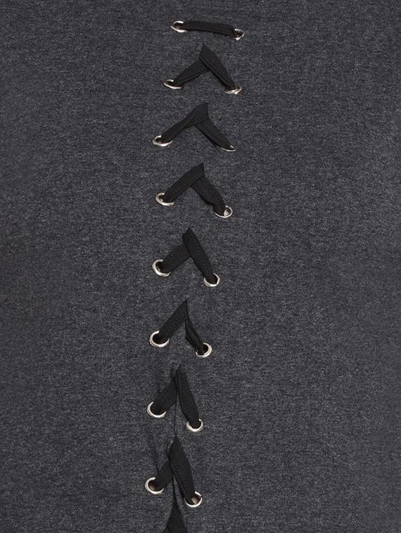 turtle neck criss cross detail top - 16634713 - Zoom Image - 5