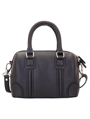 black leatherette (pu) regular handbag - 16635175 - Standard Image - 2
