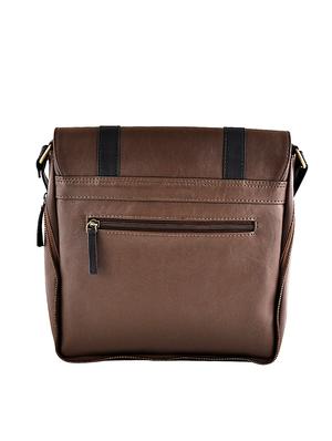 brown leatherette (pu) regular messengerbag - 16635297 - Standard Image - 2