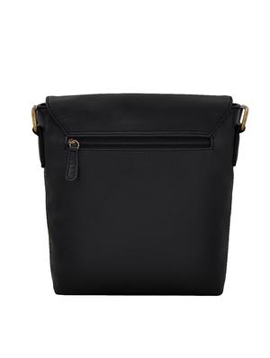 black leatherette (pu) regular messengerbag - 16635301 - Standard Image - 2