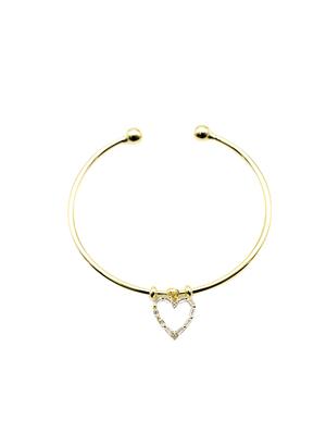 gold metal bangle bracelet - 16636117 - Standard Image - 2