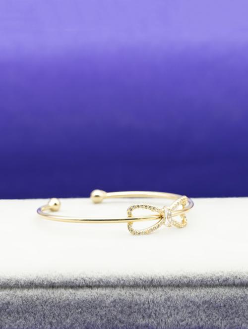 gold metal bangle bracelet - 16636122 - Standard Image - 1