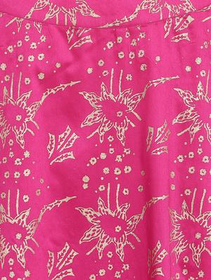 foil printed a-line lehenga choli with dupatta - 16637176 - Standard Image - 5