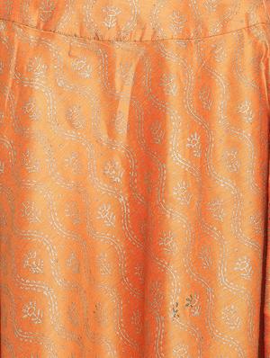 foil printed a-line lehenga choli with dupatta - 16637179 - Standard Image - 5