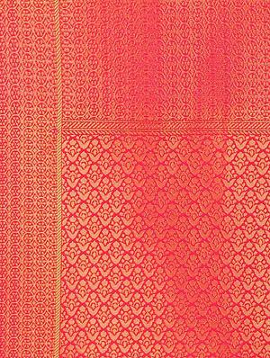 self-design kanjivaram saree with blouse - 16637249 - Standard Image - 2