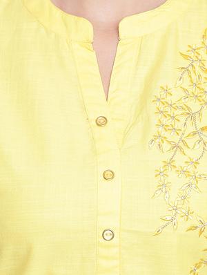 solid asymmetric kurta - 16637677 - Standard Image - 5
