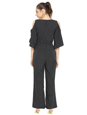 tie front bell sleeved jumpsuit - 16637968 - Standard Image - 2