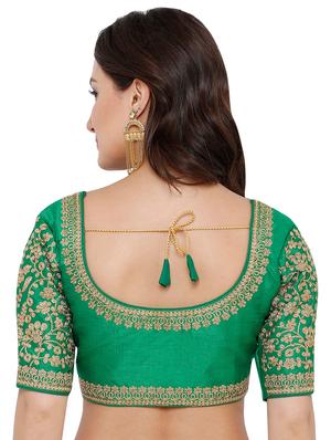 drawstring embroidered blouse - 16638160 - Standard Image - 2